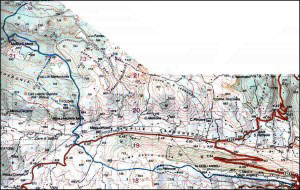 17.Monte S.Angelo Madonna degli Angeli Bivio Cassano Masseria S.Maria Caserma delle Guardie di Coppa del Giglio