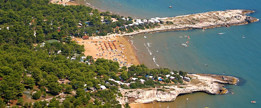 Spiaggia di Punta Lunga ideale per bambini e famiglie