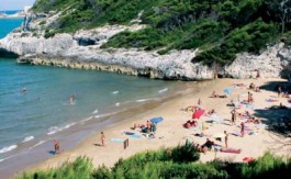 La spiaggia di Cala del Turco