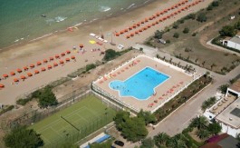 La spiaggia del Centro Vacanze Crovatico