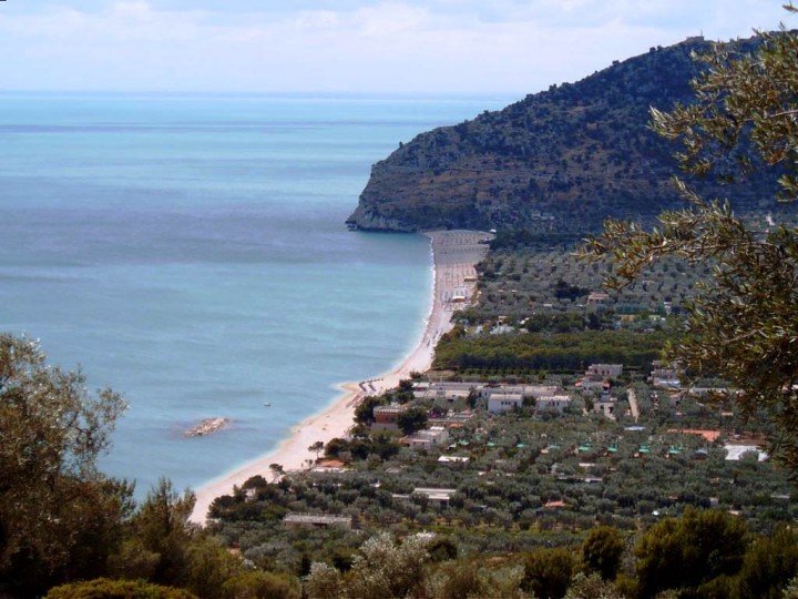 La spiaggia di Mattinata