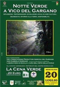 La cena verde @ Vico del Gargano | Vico del Gargano | Puglia | Italia